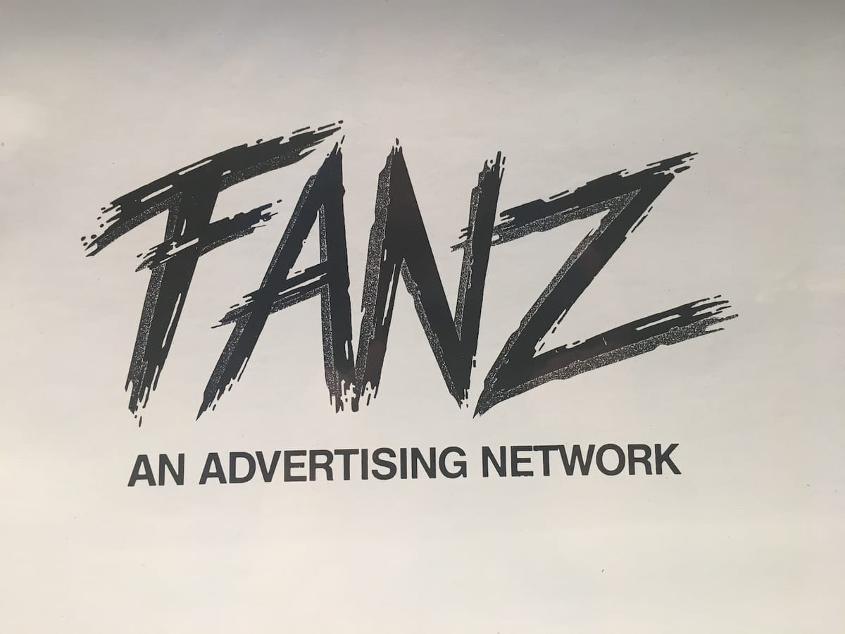 The original Fanz, an advertising network logo